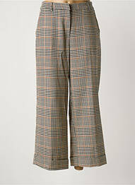 Pantalon 7/8 marron LA FEE MARABOUTEE femme