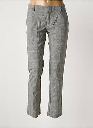 Pantalon chino gris BÔM femme