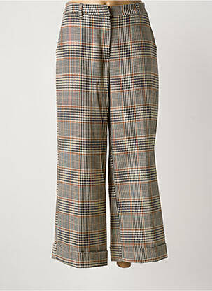 Pantalon 7/8 marron LA FEE MARABOUTEE femme