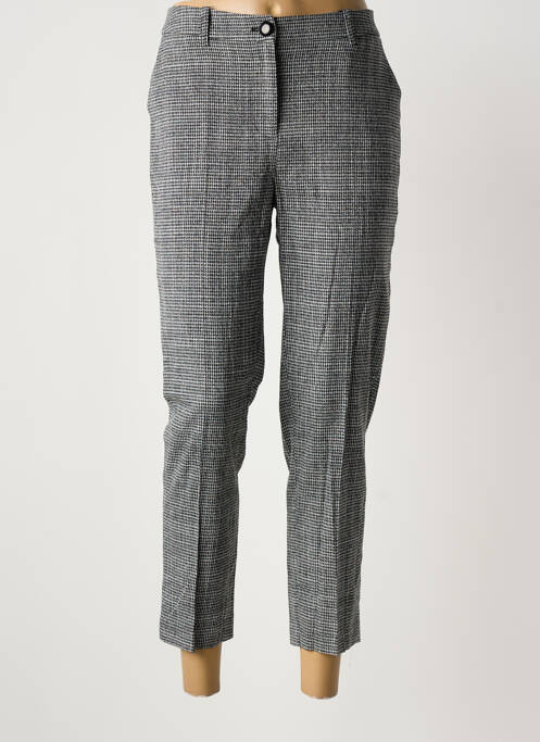 Pantalon 7/8 taille à pinces taille normale gris JULIE GUERLANDE femme