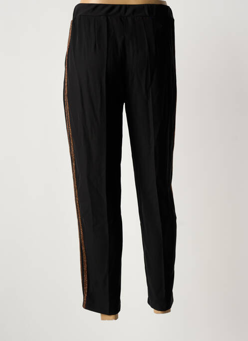 Pantalon 7/8 taille élastique taille normale noir LA FEE MARABOUTEE femme