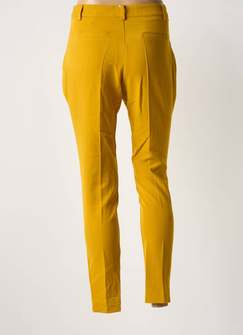 Pantalon chino jaune LA FEE MARABOUTEE femme