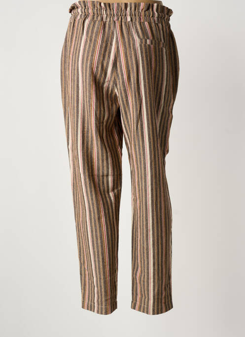 Pantalon droit marron LA FEE MARABOUTEE femme