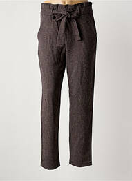 Pantalon droit marron LA FEE MARABOUTEE femme