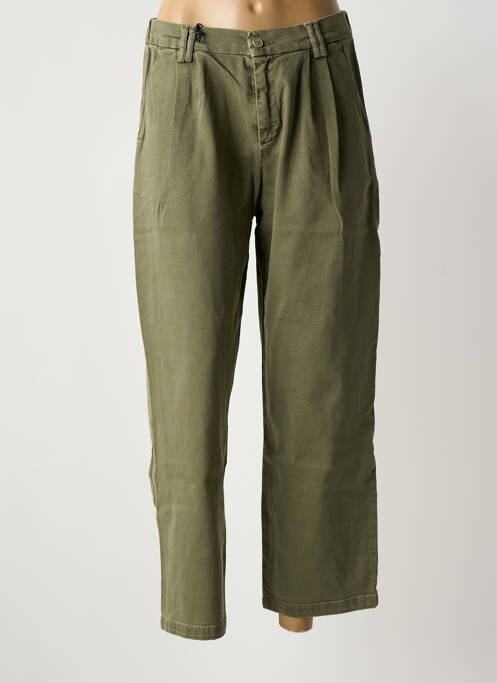 Pantalon 7/8 vert HAPPY femme
