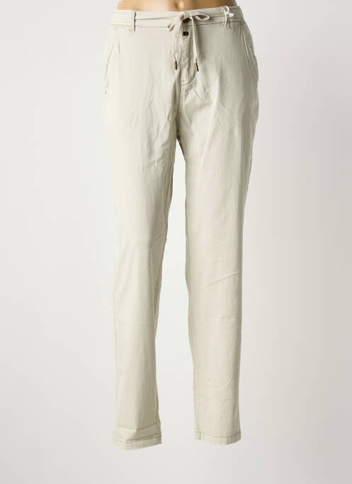 Pantalon chino beige TIMEZONE femme