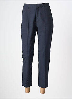 Pantalon 7/8 taille à pinces taille normale bleu SUD EXPRESS femme