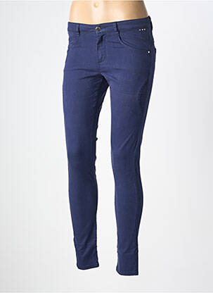 Jeans skinny stretch taille basse bleu ONE STEP femme