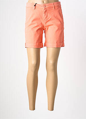 Short orange HAPPY femme