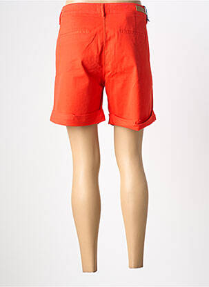 Short orange HAPPY femme
