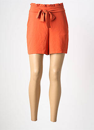 Short orange VILA femme