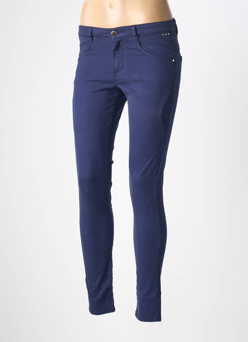 Jeans skinny stretch taille basse bleu ONE STEP femme