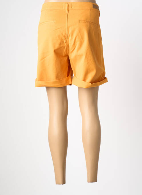 Short taille à pinces taille normale orange clair HAPPY femme