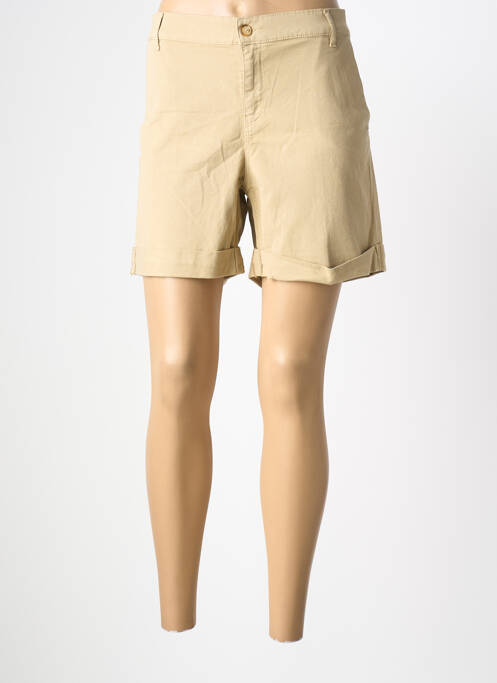 Short beige HAPPY femme