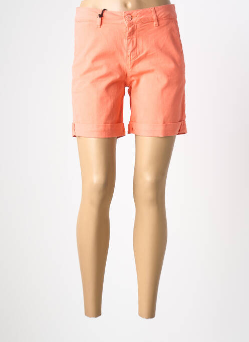 Short orange HAPPY femme