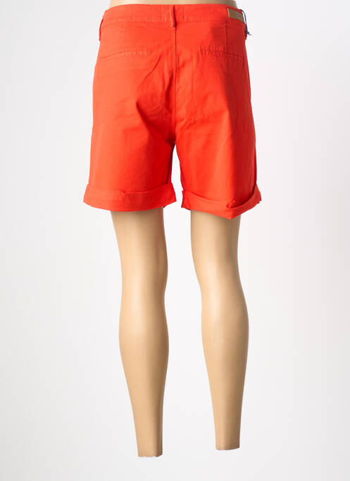 Short orange HAPPY femme