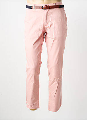 Pantalon chino stretch taille normale rose SELECTED homme