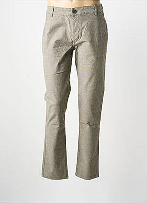Pantalon chino tissage chiné taille normale vert SELECTED homme