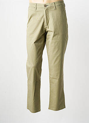 Pantalon chino stretch taille normale vert SELECTED homme
