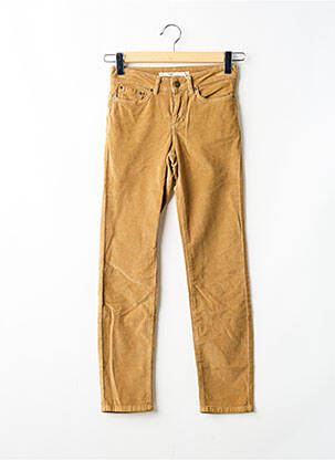 Pantalon slim stretch taille normale marron SUD EXPRESS femme