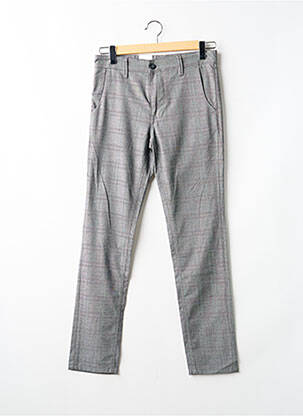Pantalon droit gris SELECTED homme