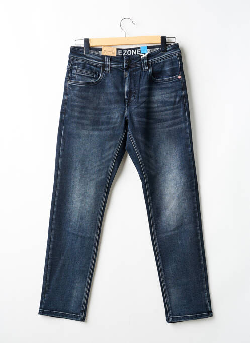 Jeans coupe droite bleu TIMEZONE homme