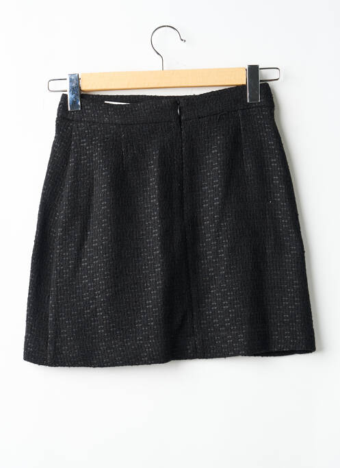 Jupe courte coupe droite noir LA FEE MARABOUTEE femme