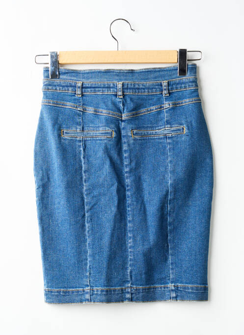 Jupe mi-longue bleu ONE STEP femme