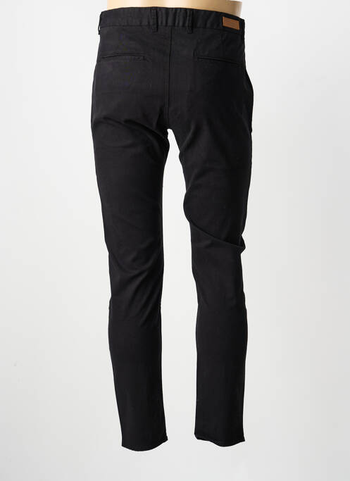 Pantalon chino stretch taille normale noir HAPPY homme