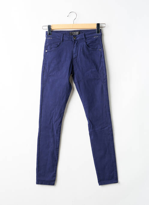 Pantalon slim bleu ONE STEP femme