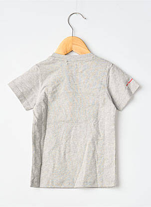 T-shirt sérigraphie floquée manches courtes gris MA LOCOMOTION garçon