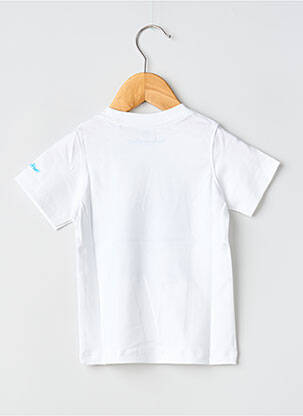 T-shirt sérigraphie floquée manches courtes blanc MA LOCOMOTION garçon