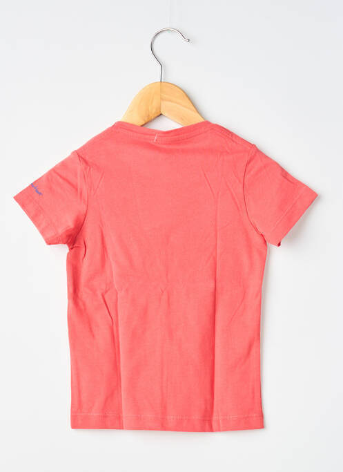 T-shirt sérigraphie floquée manches courtes rouge MA LOCOMOTION garcon