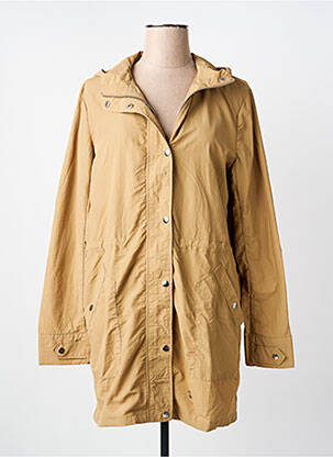 Coupe-vent poches a capuche beige VILA femme