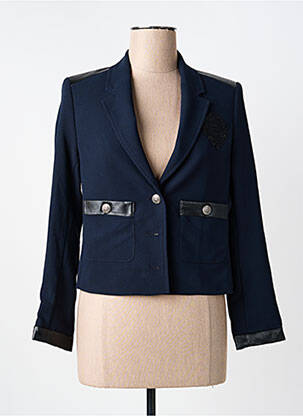 Blazer poches bleu IKKS femme