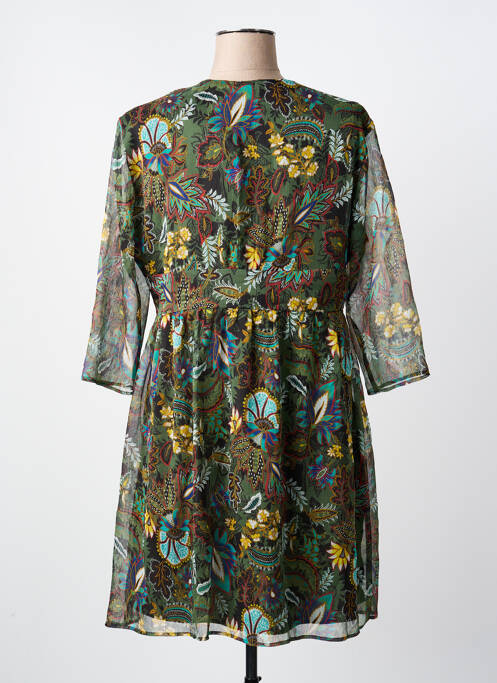 Robe mi-longue vert ONE STEP femme