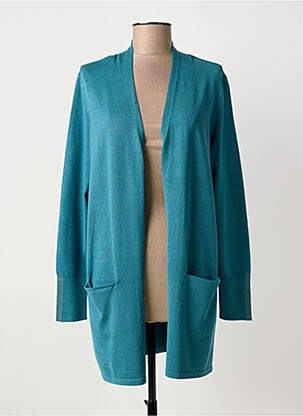 Gilet manches longues manches longues bleu BETTY BARCLAY femme