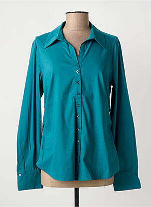 Chemisier coupe cintrée manches longues bleu BETTY BARCLAY femme