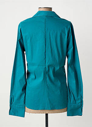 Chemisier coupe cintrée manches longues bleu BETTY BARCLAY femme