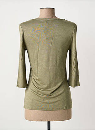T-shirt manches 3/4 manches 3/4 vert MARBLE femme