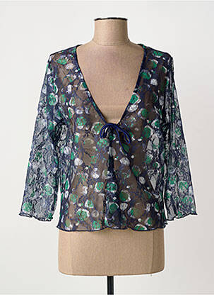 Veste casual coupe cintrée bleu TELMAIL femme