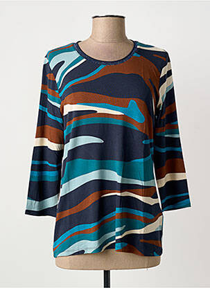 T-shirt manches 3/4 manches 3/4 bleu BETTY BARCLAY femme