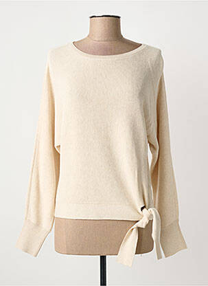 Pull coupe cintrée manches longues beige BETTY BARCLAY femme
