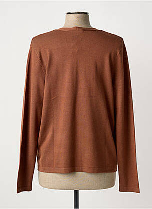 Gilet manches longues coupe cintrée marron BETTY BARCLAY femme