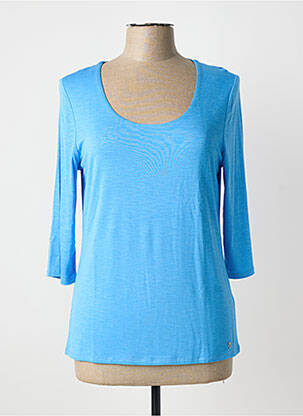 T-shirt manches 3/4 manches 3/4 bleu MARBLE femme