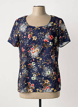 Top manches courtes manches courtes bleu PAUL MATIS femme