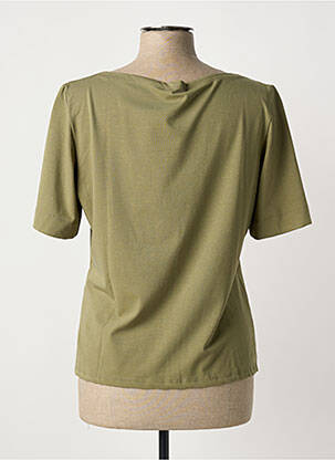 T-shirt stretch manches courtes vert DIANA GALLESI femme