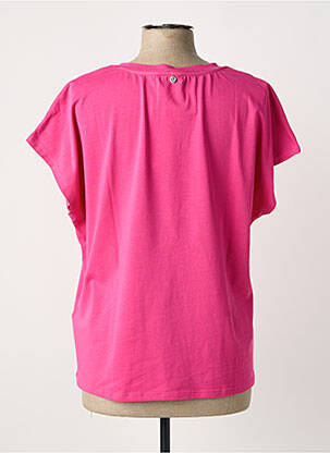 T-shirt coupe droite manches courtes rose DIANA GALLESI femme