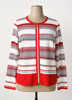 Veste casual col rond rouge SOMMERMANN femme