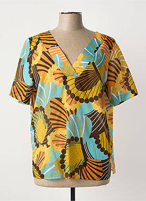 Top jaune DIANA GALLESI femme